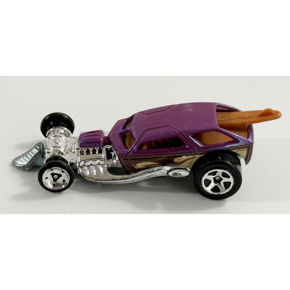Hot Wheels Surf Crate Unisex 1:64 Purple Metallic 1999 Surfboard Woodie Hot Rod